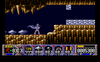 Turrican atari screenshot