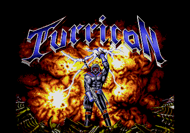 Turrican atari screenshot