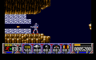 Turrican atari screenshot