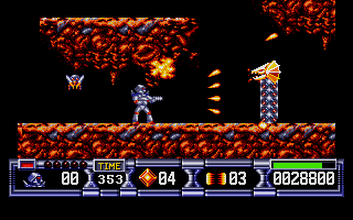 Turrican II - The Final Fight atari screenshot