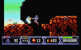 Turrican II - The Final Fight atari screenshot