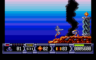 Turrican II - The Final Fight atari screenshot