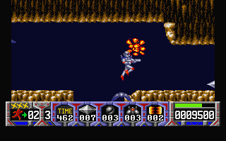 Turrican atari screenshot