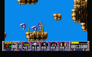 Turrican atari screenshot