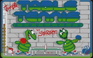 Turtle Table Tennis Simulation atari screenshot