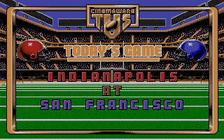 TV Sports Football atari screenshot