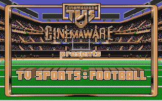 TV Sports Football atari screenshot