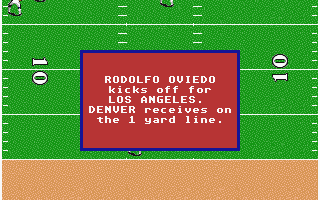 TV Sports Football atari screenshot
