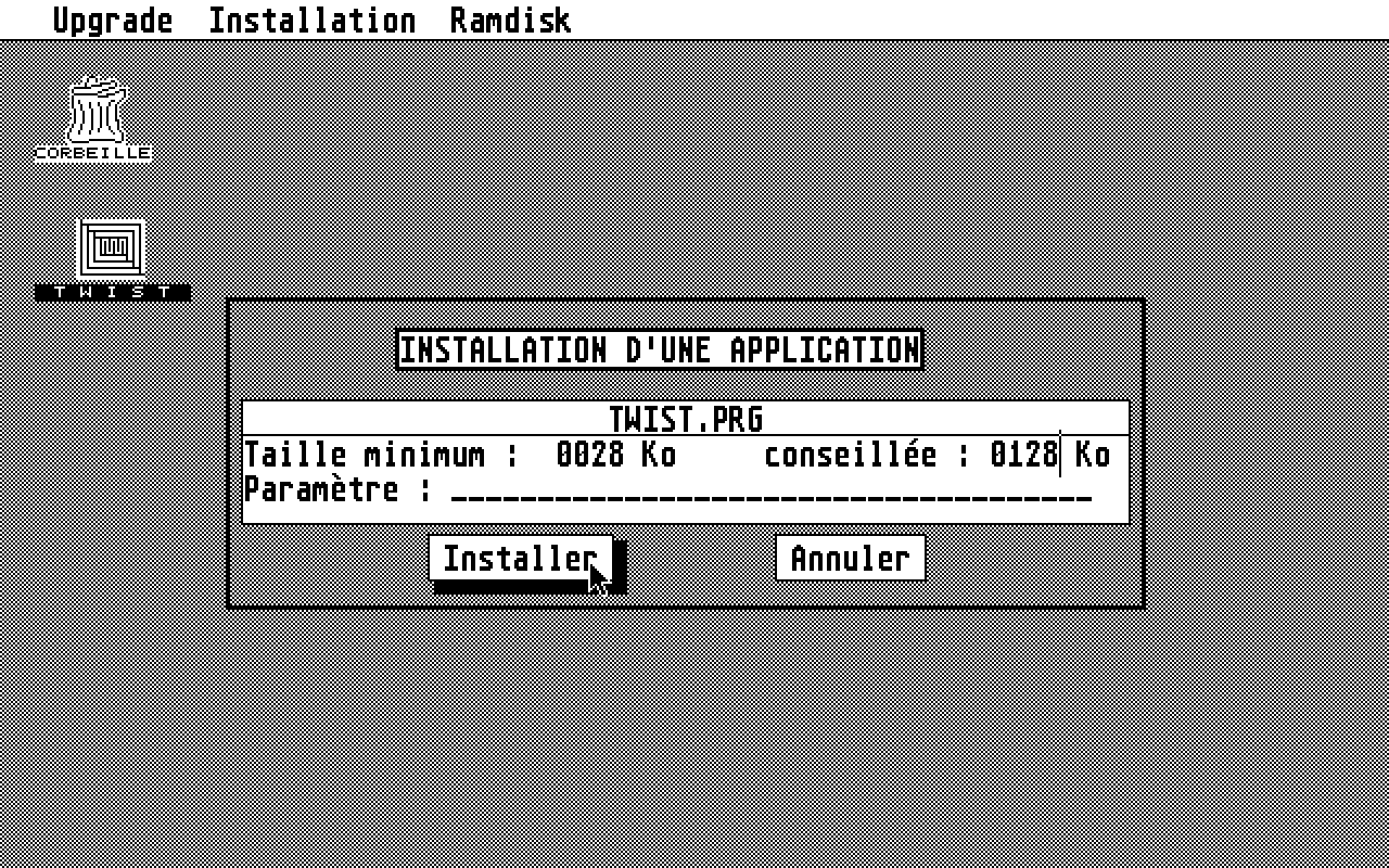 Twist atari screenshot