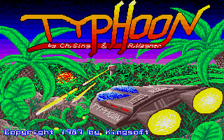 Typhoon atari screenshot