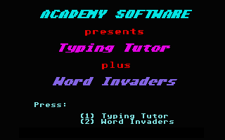 Typing Tutor + Word Invaders — screenshot 1