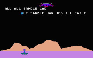 Typing Tutor + Word Invaders atari screenshot