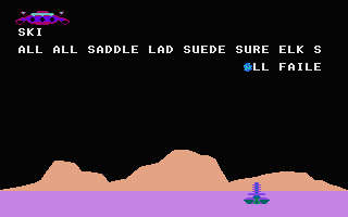 Typing Tutor + Word Invaders atari screenshot