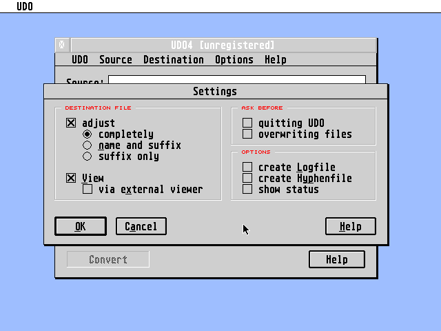 UDO atari screenshot