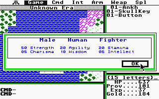 Ultima II - The Revenge of the Enchantress.. atari screenshot