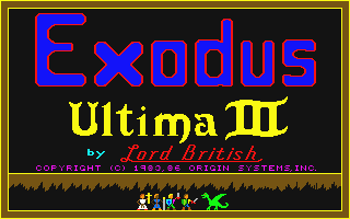 Ultima III - Exodus atari screenshot