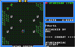 Ultima IV - Quest of the Avatar atari screenshot