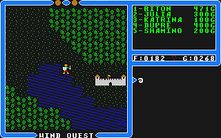 Ultima IV - Quest of the Avatar atari screenshot