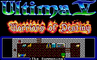 Ultima V - Warriors of Destiny atari screenshot