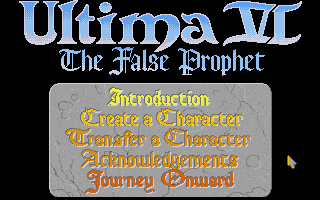 Ultima VI - The False Prophet atari screenshot