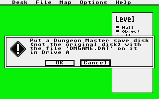 Ultimate Dungeon Master Cheat Routine (The) atari screenshot
