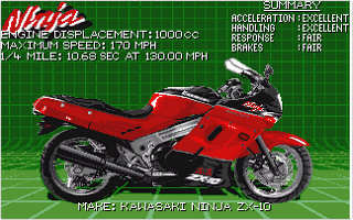 Ultimate Ride (The) atari screenshot
