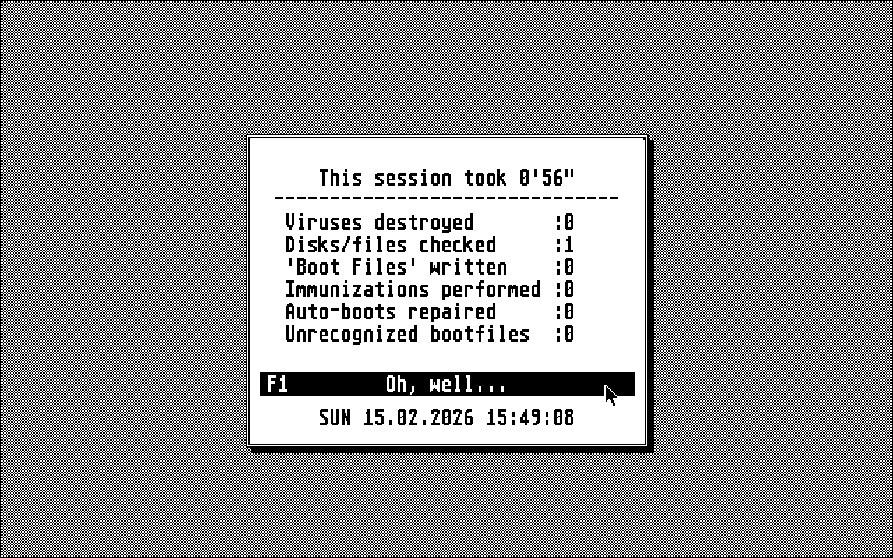 Ultimate Virus Killer atari screenshot