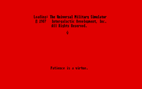 UMS - The Universal Military Simulator
