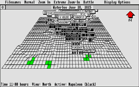 UMS - The Universal Military Simulator atari screenshot