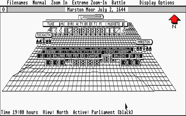 UMS - The Universal Military Simulator atari screenshot