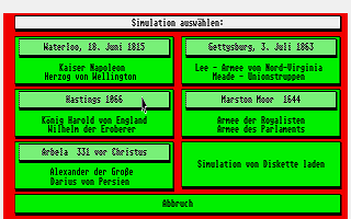 UMS - The Universal Military Simulator atari screenshot