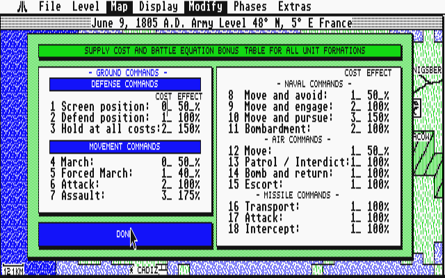 UMS II - Nations at War atari screenshot