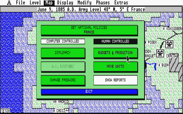 UMS II - Nations at War atari screenshot