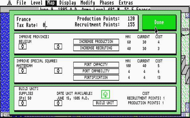 UMS II - Nations at War atari screenshot