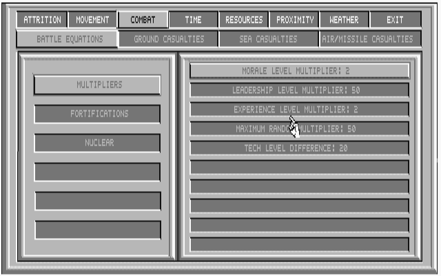 UMS II - Nations at War atari screenshot