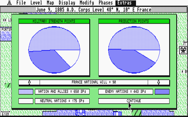 UMS II - Nations at War atari screenshot