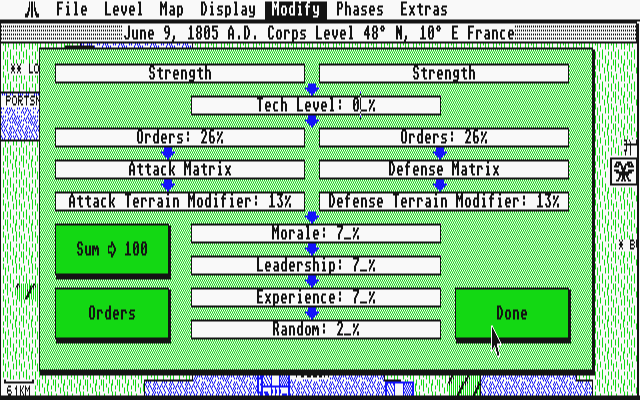 UMS II - Nations at War atari screenshot