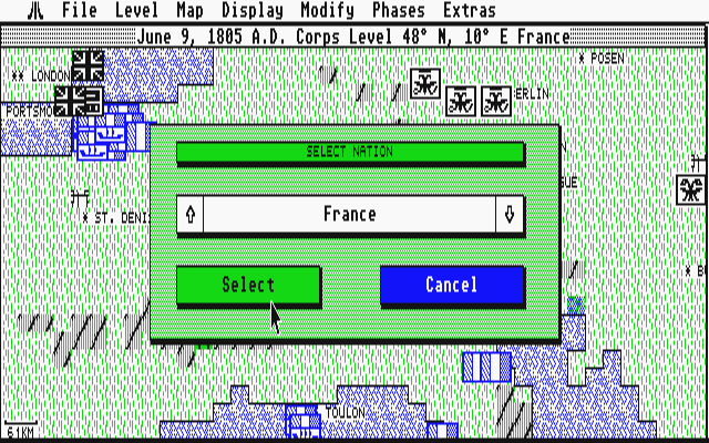 UMS II - Nations at War atari screenshot