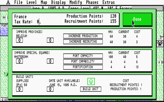 UMS II - Nations at War atari screenshot