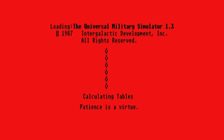 UMS - The Universal Military Simulator