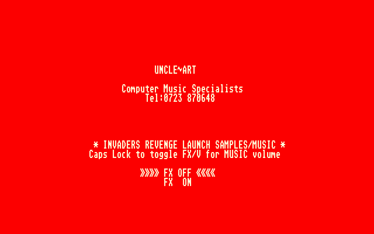 Uncle Art Music - Disk 1 atari screenshot