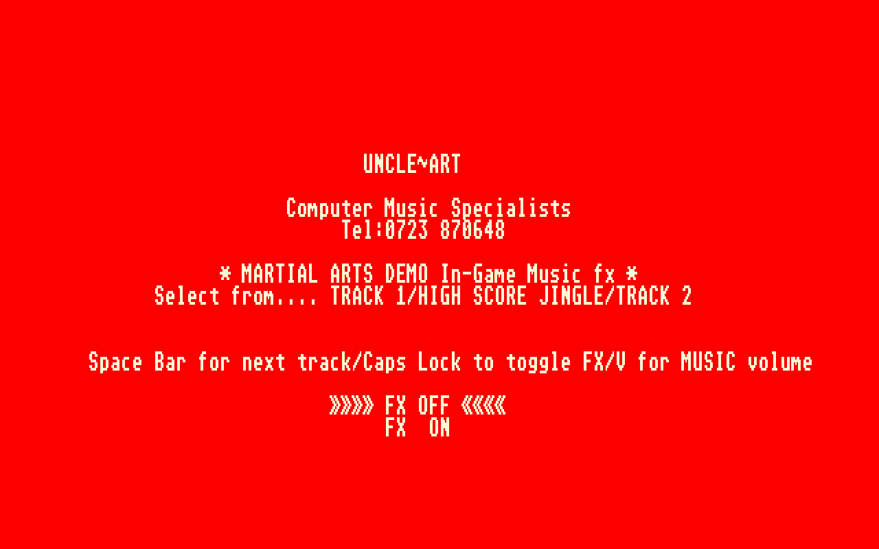 Uncle Art Music - Disk 2 atari screenshot