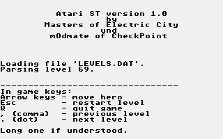 Unheart atari screenshot