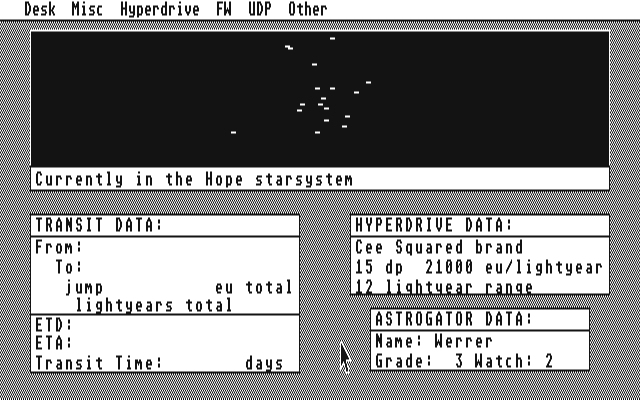 Universe II atari screenshot