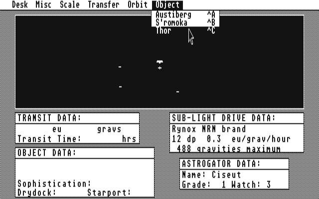 Universe II atari screenshot