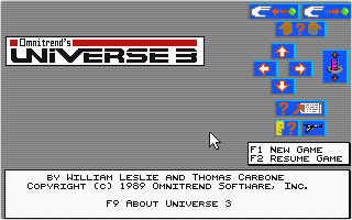 Universe III atari screenshot