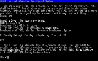 Unnkulia Zero - The Search for Amanda — screenshot 1