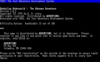 Unnkulian Underworld - The Unknown Unventure — screenshot 1