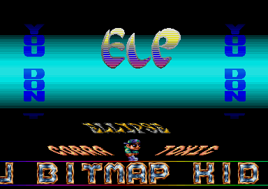 Upscale Mega Demo atari screenshot