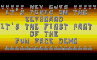 Upscale Mega Demo atari screenshot